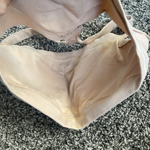 Womens IZOD lightly padded tan racerback bra size large - Picture 6 of 11